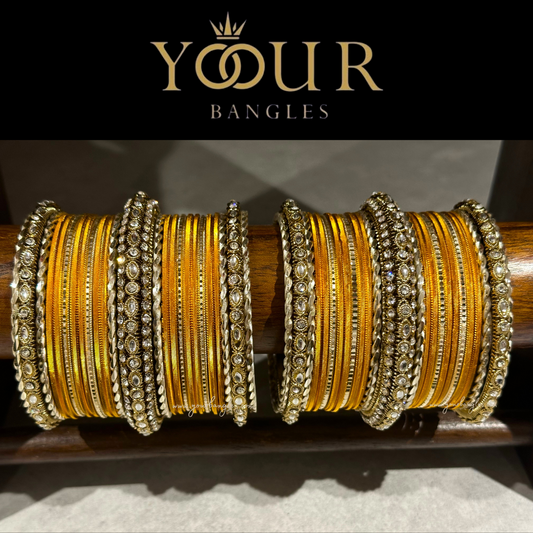 Yellow Bangle Set