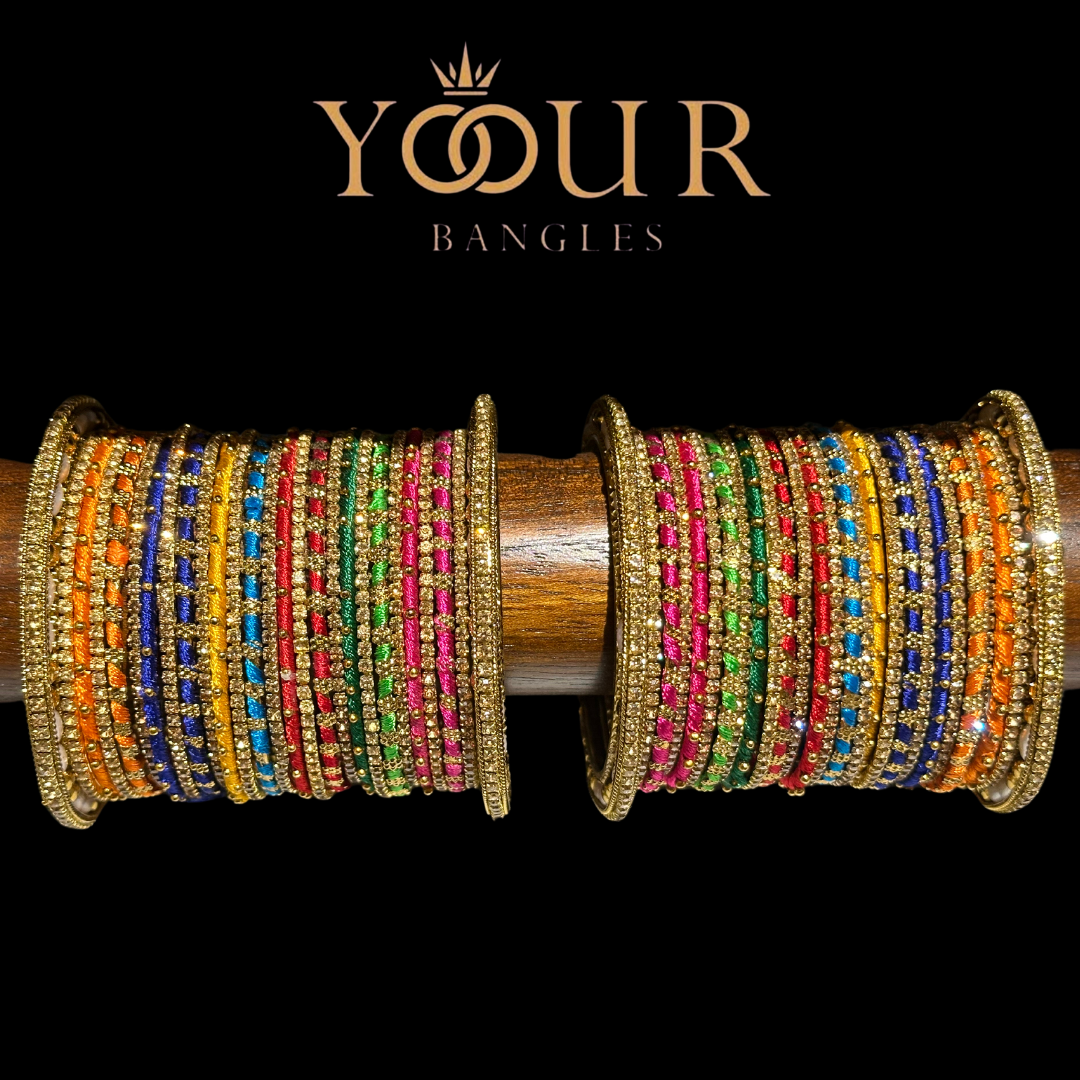 Colourful Bangle Set - 2.4