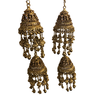 JAANAT Antique Gold Kaleera