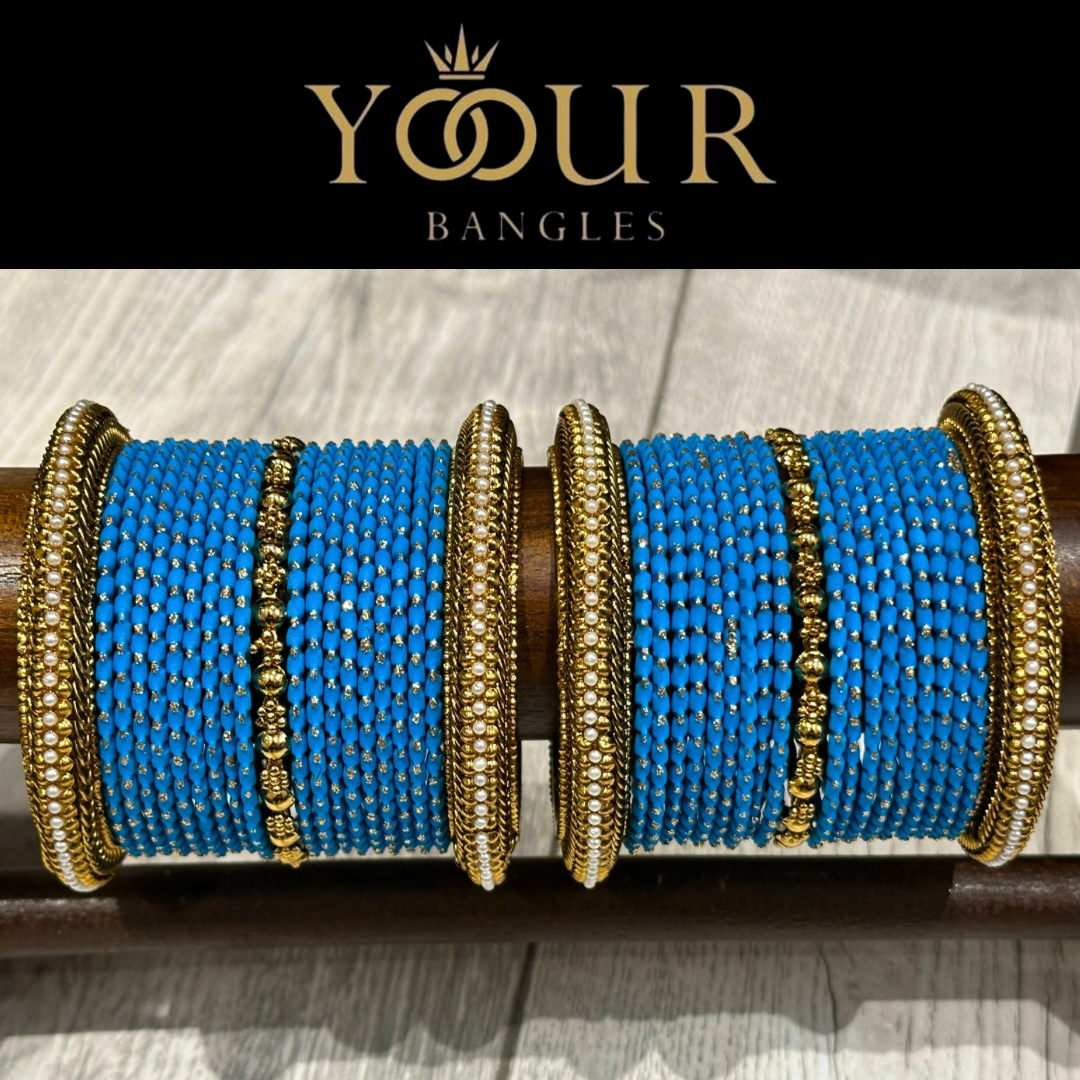 Blue Bangle Set - 2.6