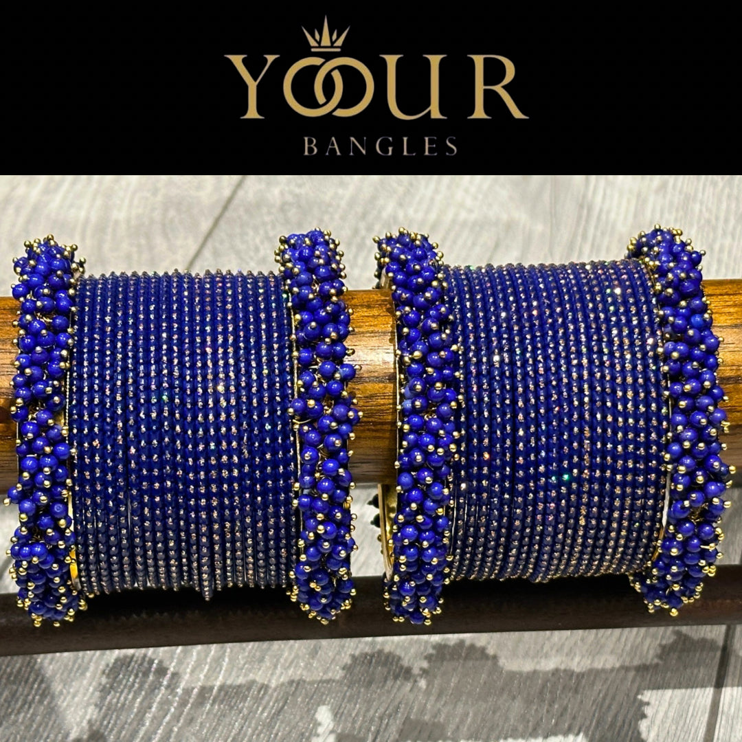 Blue Bangle Set - 2.8