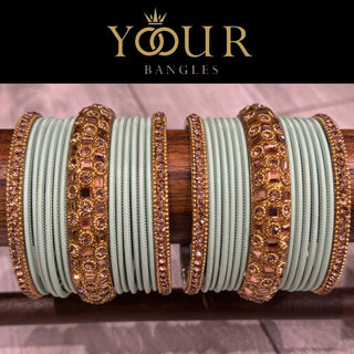 Mint Bangle Set - 2.8