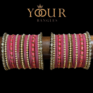 Pink Bangle Set - 2.4