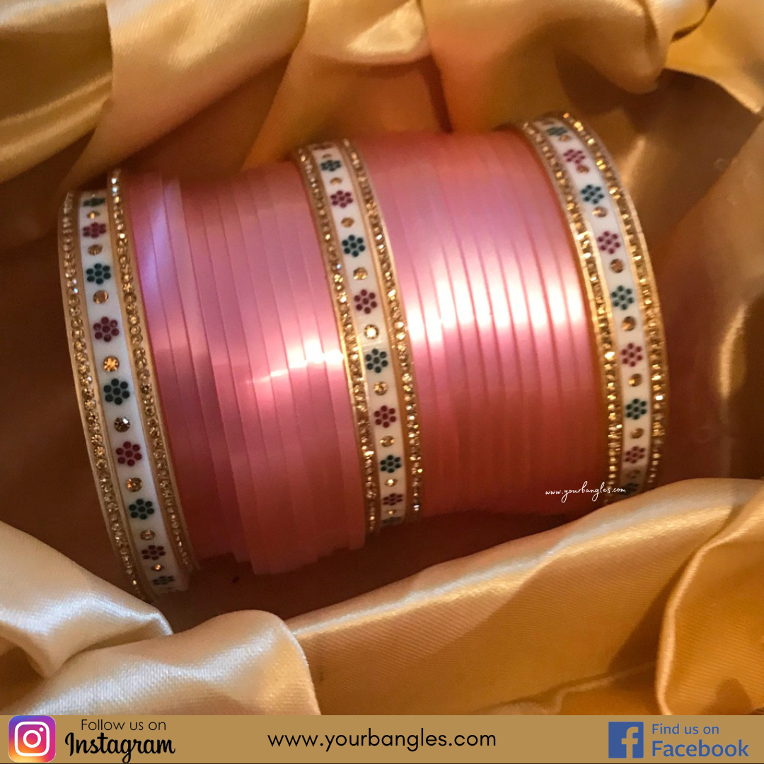 Pink Bridal Choora / Bangles Set