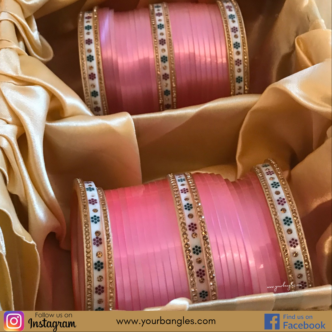 Pink Bridal Choora / Bangles Set