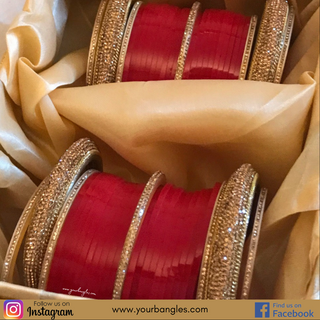 Red Bridal Choora / Bangles Set