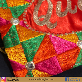 Phulkari Choora Cover - (Design: QUEEN)