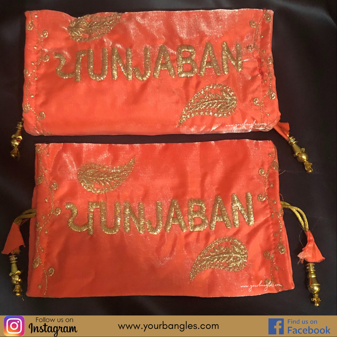 Peach Choora Cover - (Design: PUNJABAN)