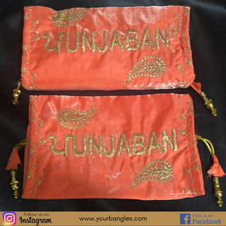 Peach Choora Cover - (Design: PUNJABAN)