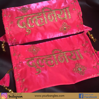 Pink Choora Cover - (Design: DULHANIA)