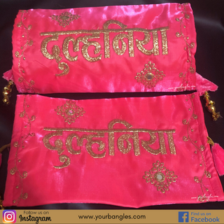 Pink Choora Cover - (Design: DULHANIA)