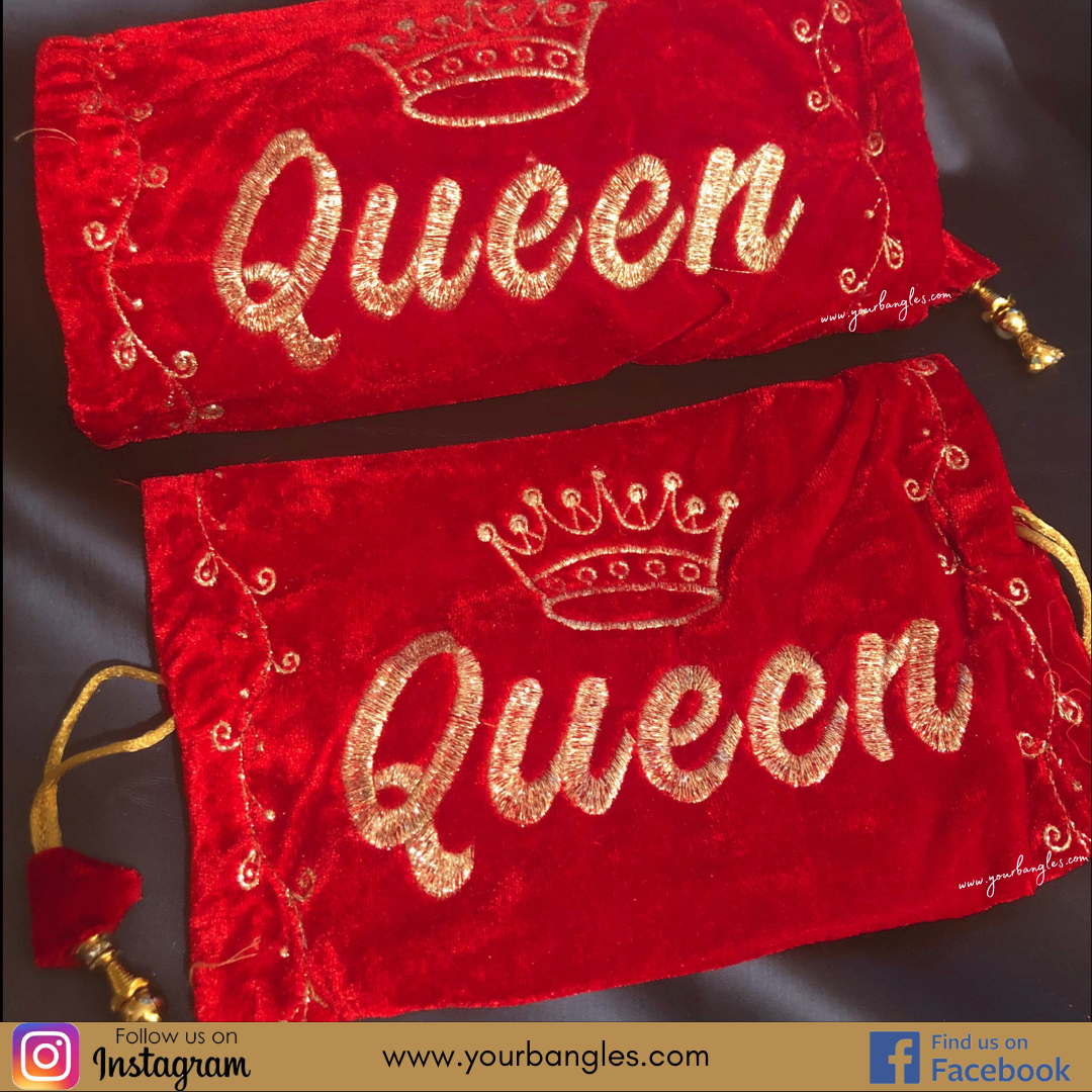 Red Choora Cover - (Design: QUEEN)