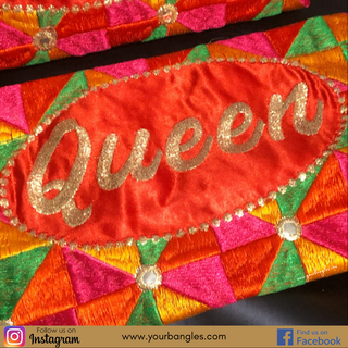 Phulkari Choora Cover - (Design: QUEEN)