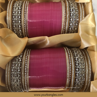 Pink Bridal Choora / Bangles Set