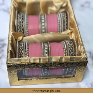 Baby Pink Bridal Choora / Bangles Set