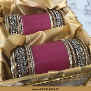 Pink Bridal Choora / Bangles Set