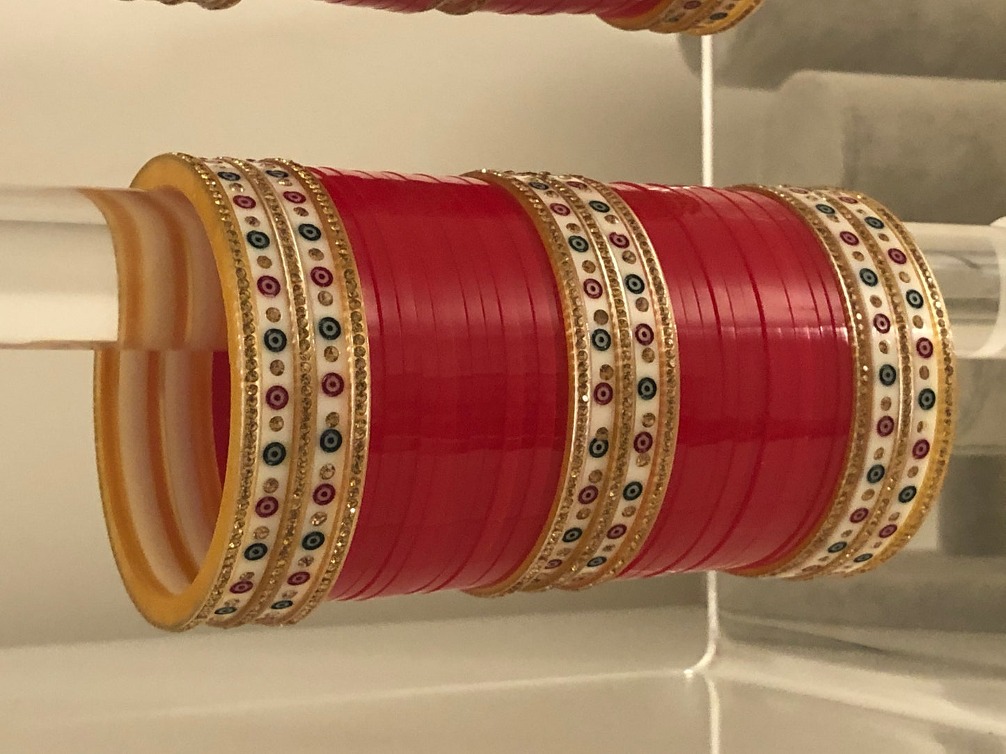 ISHA Red Traditional Bridal Chura | Your Bangles Exclusive