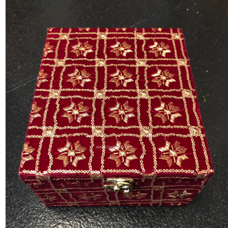 NIA Kalire Box - Maroon with Sequential Work